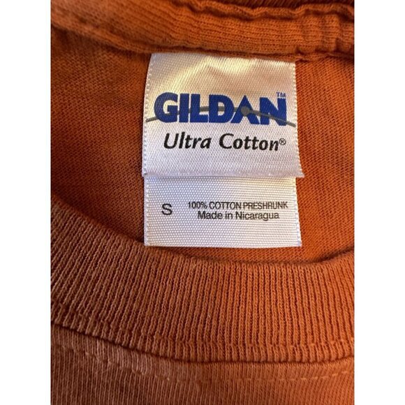 Confetti's Santa Rosa Beach Goatfeathers T-Shirt Orange Graphic Print S - Picture 6 of 6